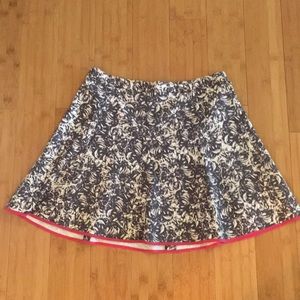 Club Monaco mini floral flowly skirt